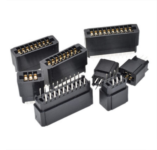 Conector de tarjeta de borde de paso de 2,54mm, ranura de Bus, enchufe de dedo dorado, placa PCB, Pin curvo recto