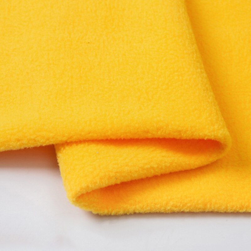 100*160cm tela Polar de lana gruesa de algodón suave felpa aterciopelada tela DIY hecho a mano: YELLOW