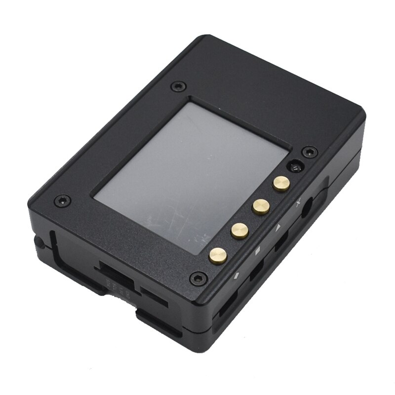 Aluminum Alloy CNC Case Kit 2.4 Inch Contact TFT Screen with Fan for Raspberry Pi 4B Contact Screen Metal Portable Box Kit