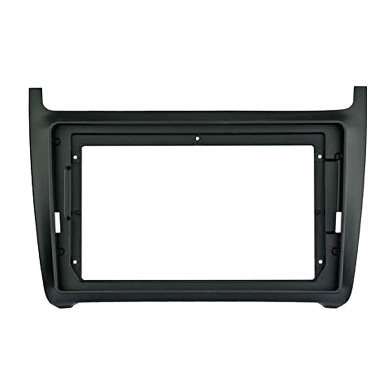 1/2Din Auto Dvd Alleen Frame O Fitting Adapter Dash Trim Facia Panel 9 Inch Voor-Polo + Dubbel Din Radio Speler
