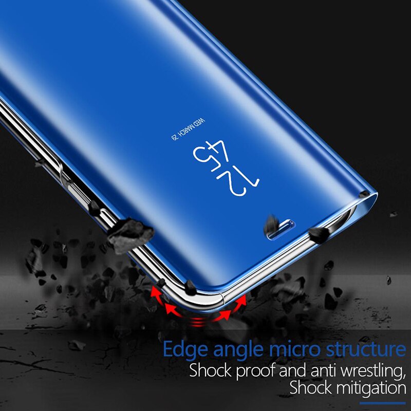 For VIVO Y91C Case Flip Mirror Stand Phone Case For VIVO Y91i Y93 Y67 V5 V7 Y75 Plus Y79 cover Protective Luxury for vivoy91c