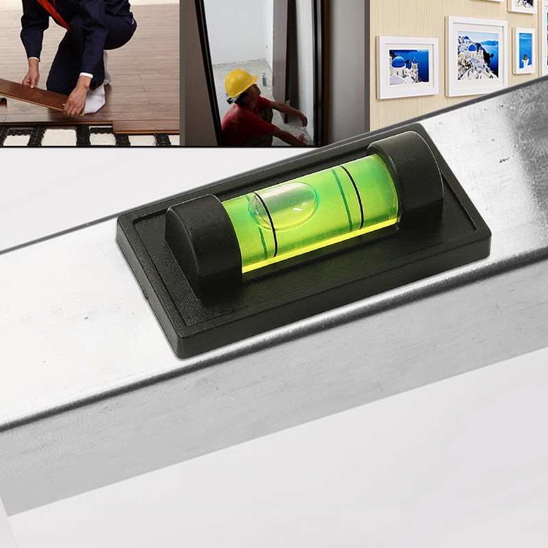 Minimått magnetisk bubbla vattenpass magnet hål hängande tv hängare vattenpass tillbehör balansverktyg