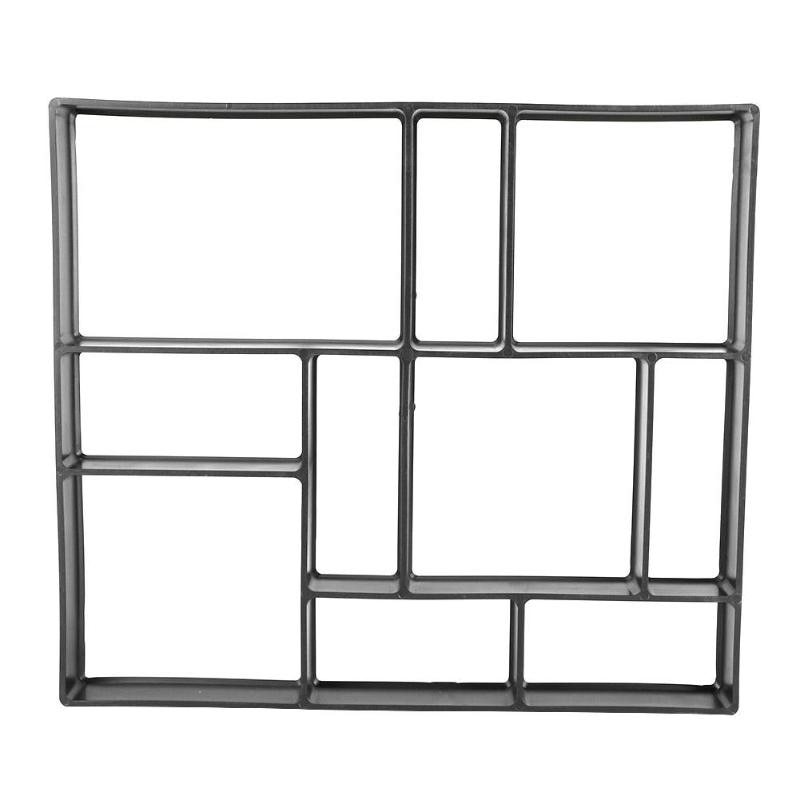 1pc manuelt hage fortau mold diy manuelt veibelegg sement betong murstein stein støpe hageverktøy diy hage: C