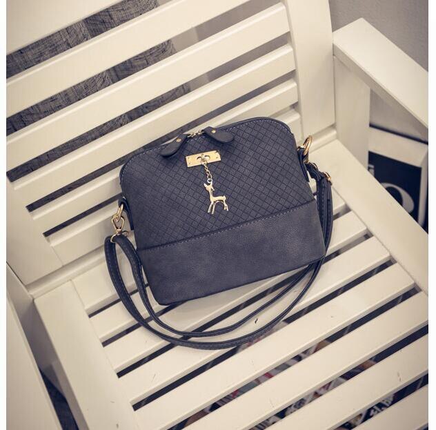 ! 2022 frauen Bote Taschen Mini Tasche Mit Hirsch Spielzeug Hülse bilden Tasche Frauen Schulter Taschen Handtasche bolsa feminina V12: grau