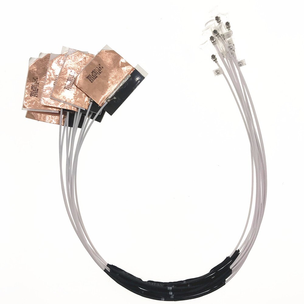 10pcs Tyco WNC U.FL antenna wire cable for BCM94331CD BCM94360CD QCA9880 QCA9882 AR9280 AR9380 Wifi card WWAN Card MC7355: White 33cm