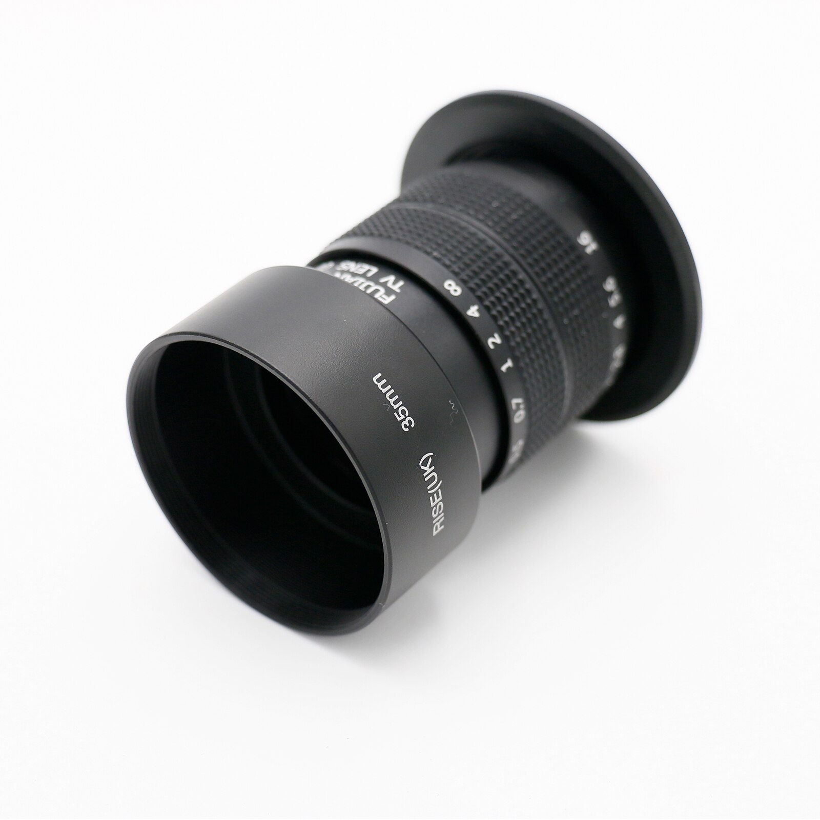 Objectif de vidéosurveillance 35mm f/1.7 + bague d&#39;adaptation + 2 anneaux Macro + pare-soleil pour appareil photo sans miroir, anason/O, lymphus Micro4/3 M4/3