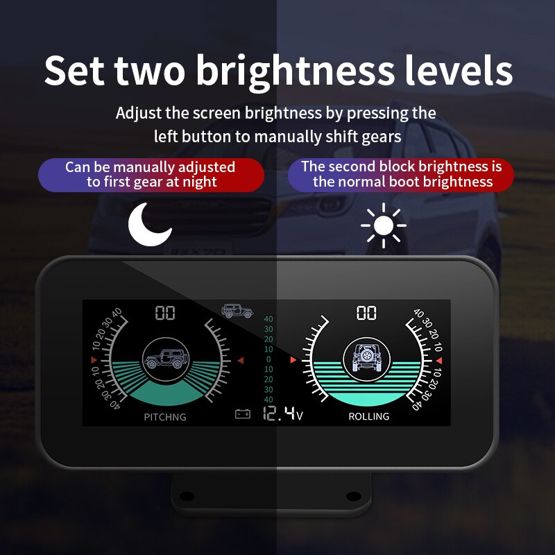 M50 GPS Slope Meter Off Road Car Smart Inclinometer Head Up Display Tilt Pitch Angle inclinometro Auto OBD2 HUD
