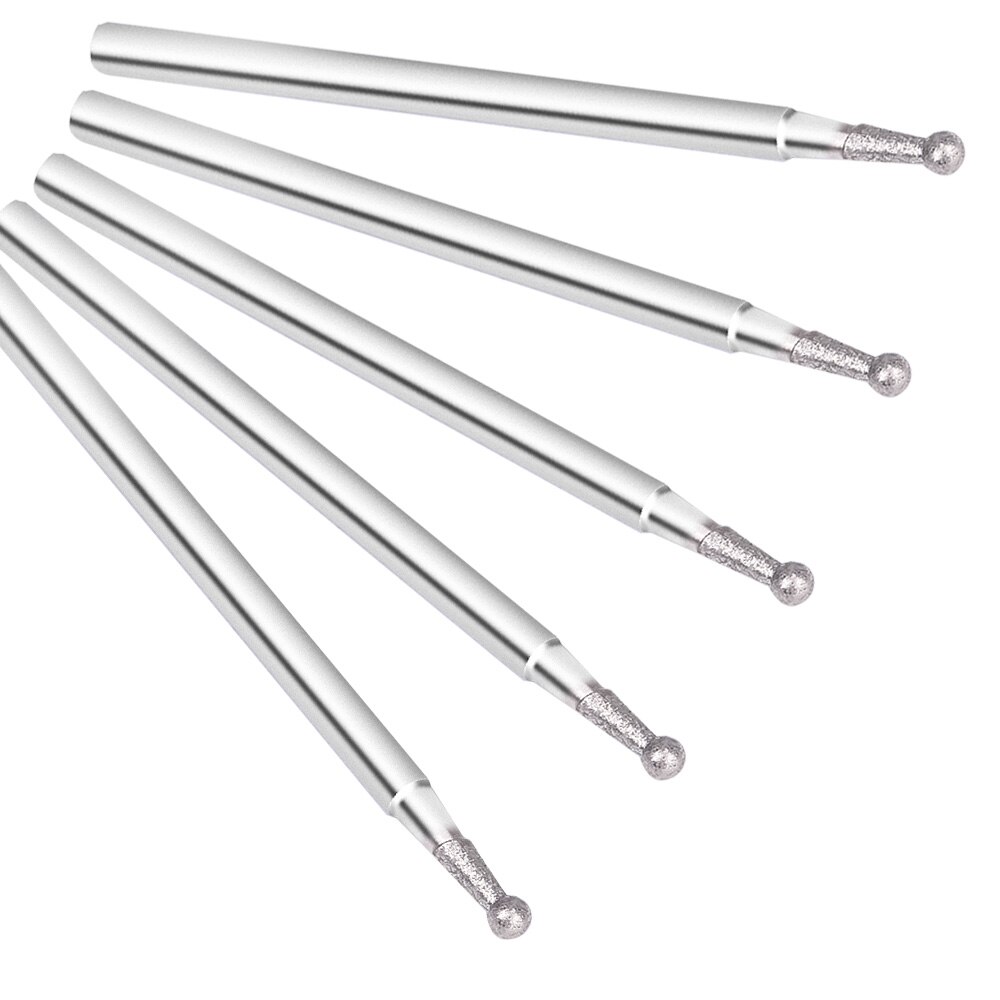 5pcs Diamond Milling Cutters for Manicure Ceramic Nail Drill Bits Manicure Cuticle Clean Bit Elecric Machine Pedicure Accessory: set 6