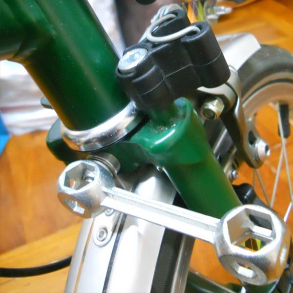 1 PCS 10 in 1 Alloy Dog Bone Shape Bicycle Hexagon Wrench Portable Tool Durable And Practical Hand Tools For Bike