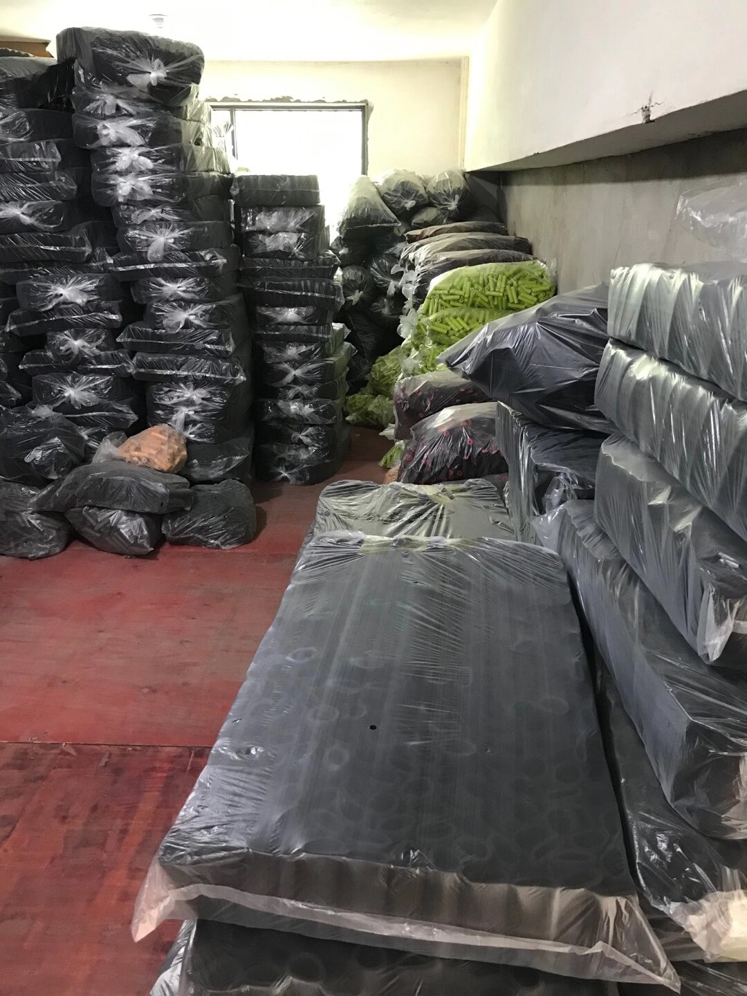 Rubber foam use on baby carriages and infanettes