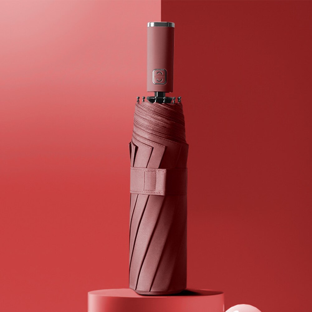 Windproof Waterproof For Rain Folding Umbrella Compact Lightweight Men Women Outdoor Camping Travel Emergency Multifunction