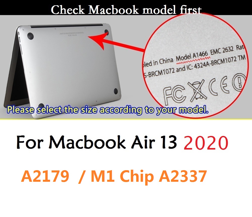 Couverture espagnole souple ue pour Macbook Air 13 A2179 / Air M1 puce A2337 couverture de clavier en silicone arc-en-ciel espagnol ue