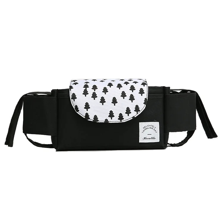 Large capacity baby stroller hanging bag flip wipes storage box baby diaper bags organizer shoulder bag shoulder bag mummy bag tote