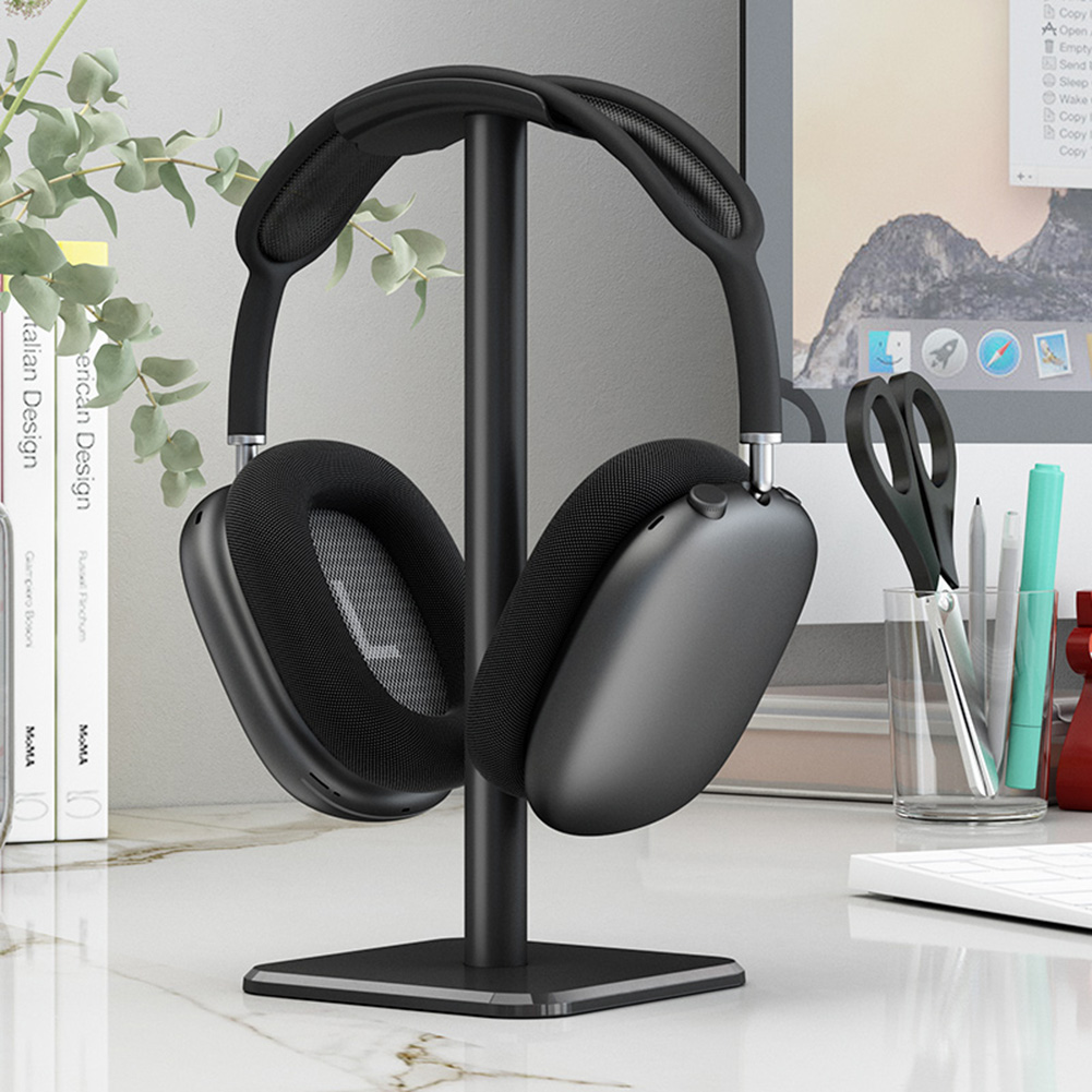 Aluminium Alloy Headphone Stand Holder Space Saving Gaming Headset Stand Rack Desktop Organizer Display Earphone Hanger Bracket