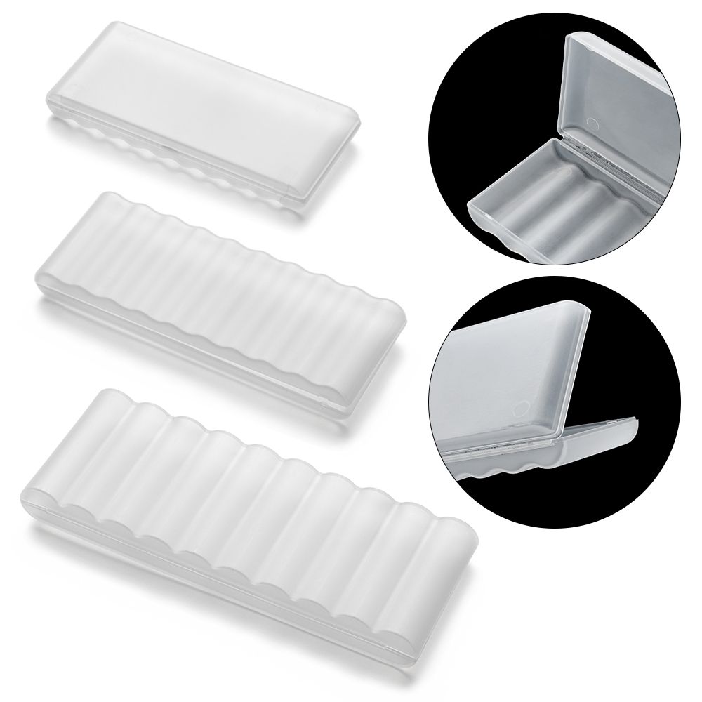 Caja de almacenamiento de batería para AAA/AA/18650, contenedor de batería de plástico duro transparente, organizador resistente al agua y duradero, 10 ranuras
