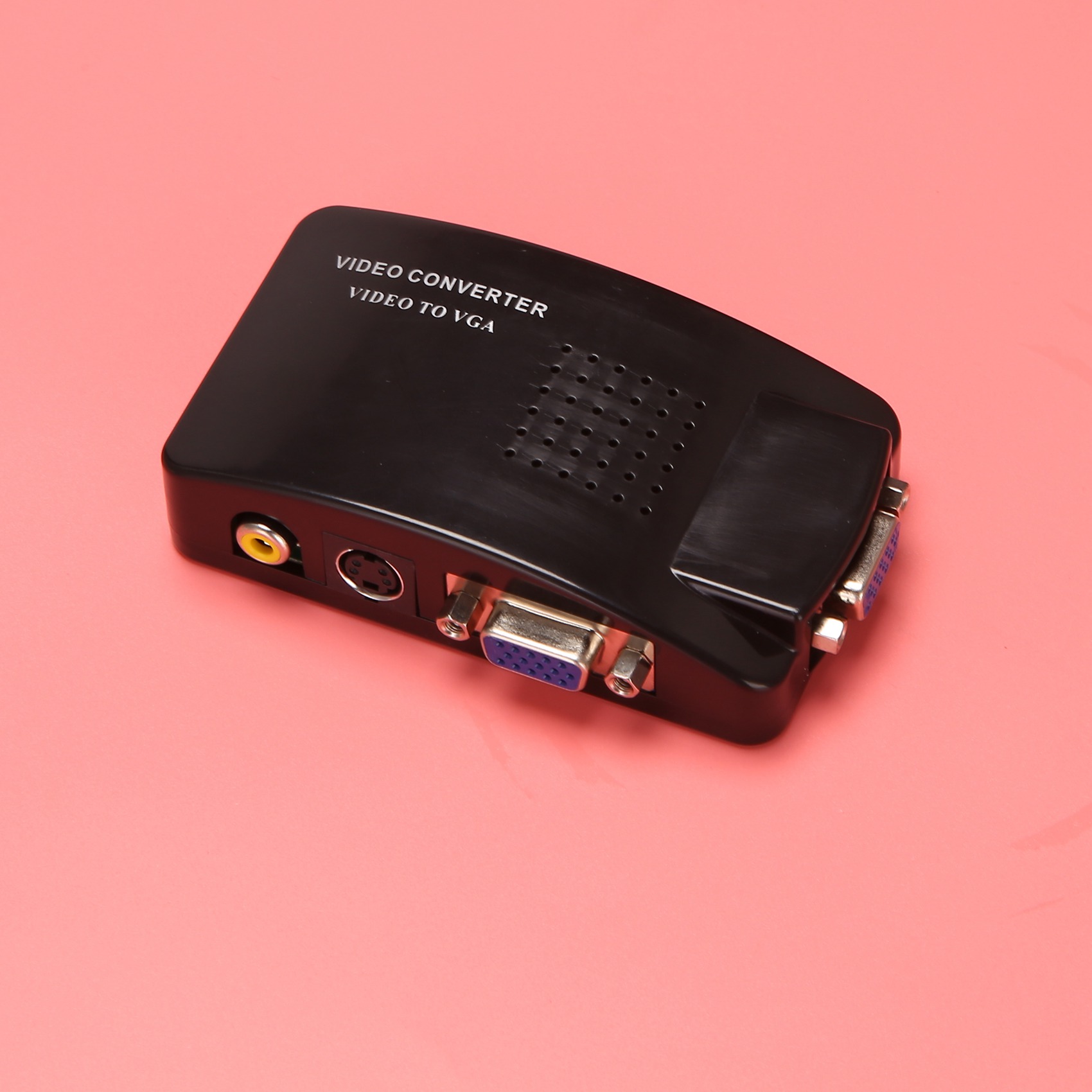 Av Naar Vga Adapter Rca Vga Converter Pc Rca Composiet S-Video Av Ingang Naar Pc Vga Lcd Output Converter Schakelkast