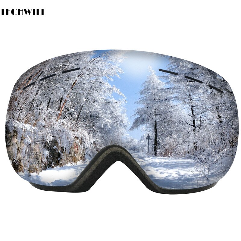 Skibril Mannen Vrouwen Dubbele Lagen Winter Anti-Fog Ski Masker UV400 Bril Bescherming Skiën Snowboard Goggles очки