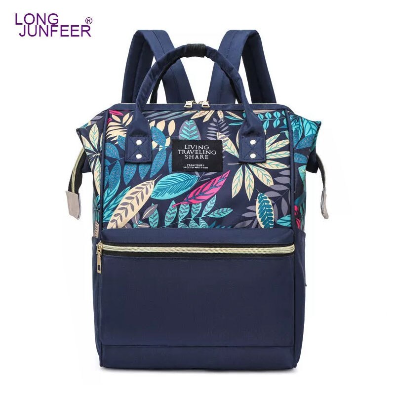 Nylon Vrouwen School Tassen Dames Schouder Rugzakken Grote Capaciteit Mama Baby Verpleging Tassen Mode Vrouwelijke Zakelijke Laptop Rugzak