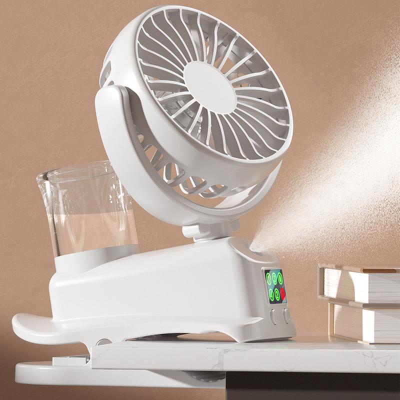 Mister Fan Spraying Water Misting Fan Outdoors Mister Desk Table Fan For Travel Work Home Camping