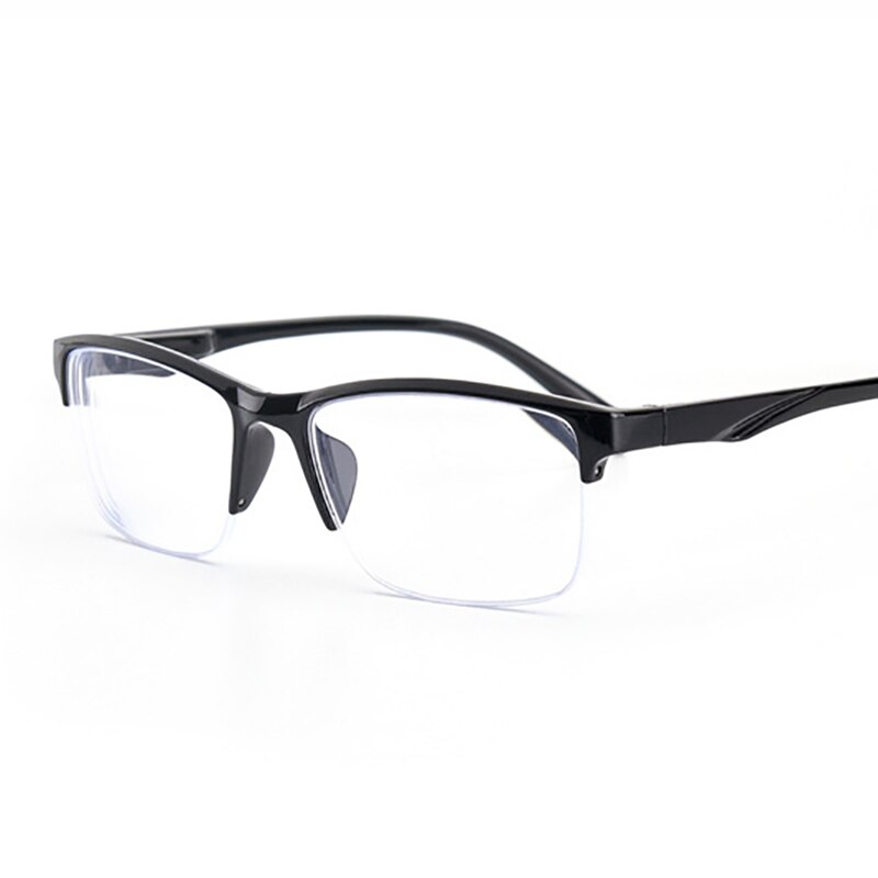 Lunettes de lecture demi-monture ultralégères pour presbytie, lunettes avec dioptries + 0.75 + 1.0 + 1.25 + 1.5 + 1.75 + 2.0 + 2.25 + 2.5 + 2.75 + 3.0 + 3.25: +100