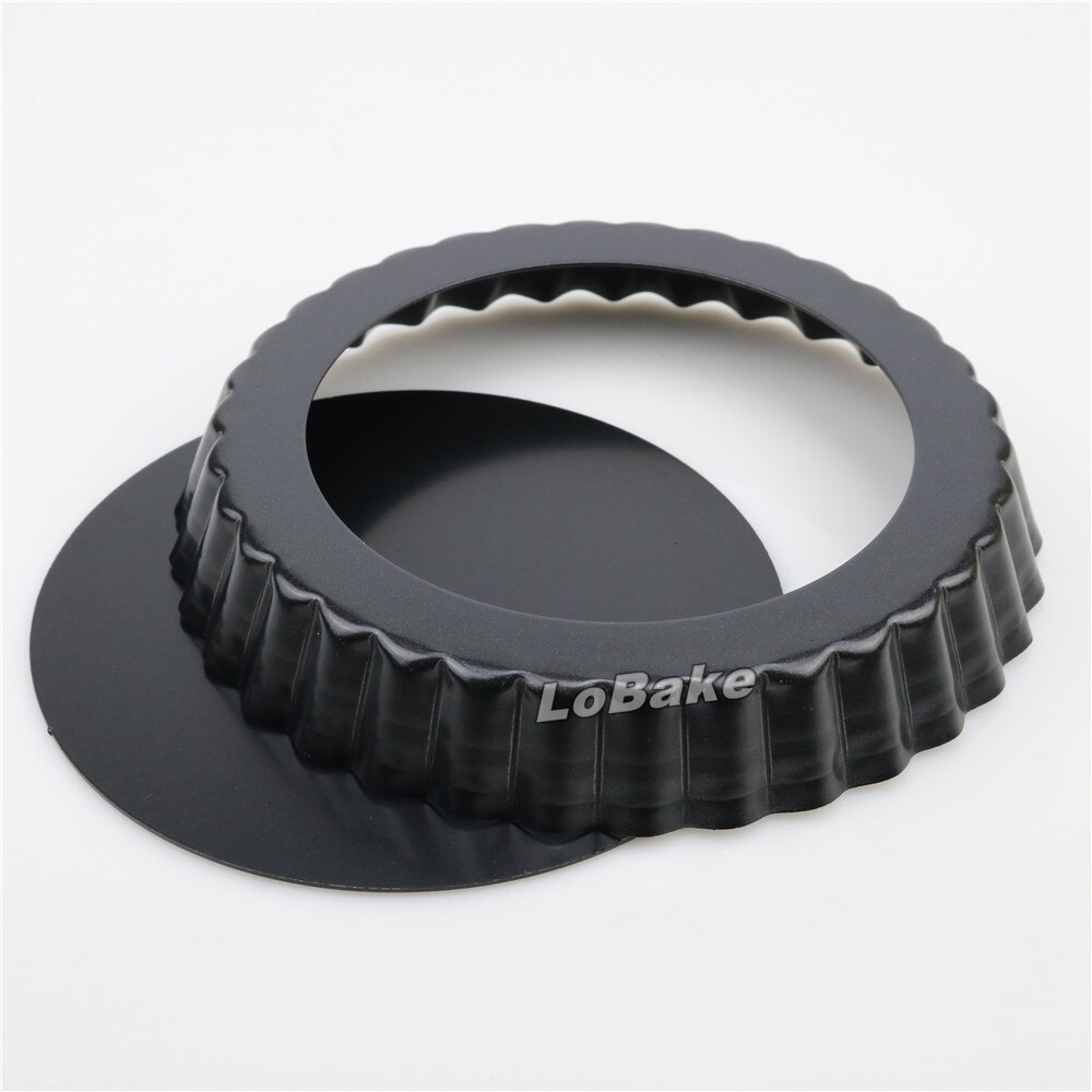 6 inches loose-bottom nonstick round flower wavy side pie pan pizza stone pancake cheesecake mold for DIY bakery accessories