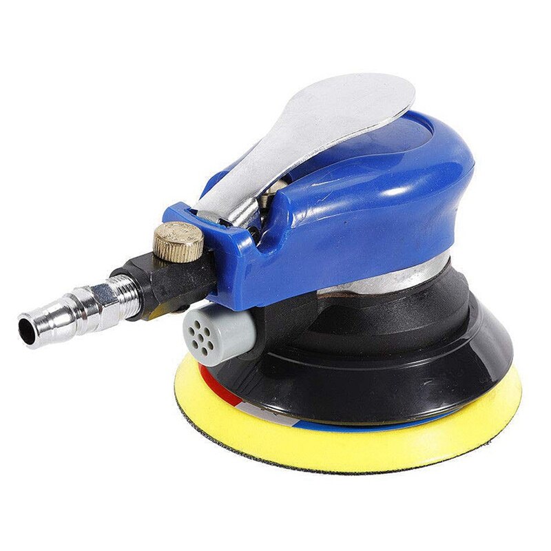 12Cfm 5 Inch Air Palm Orbital Sander Ran Hand Sanding Pneumatic Round