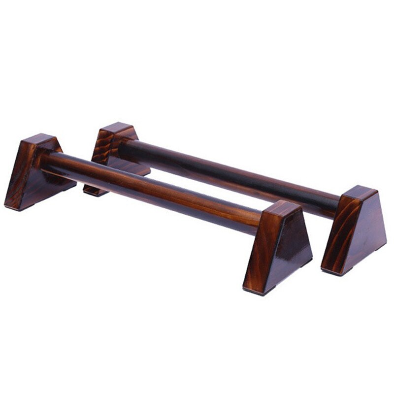 40cm houten push-up stands handstand bracket balans parallel bar bodybuilding fitnessapparatuur