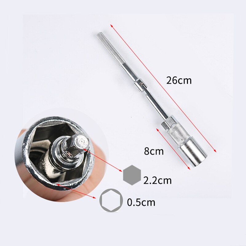 Car Front/Rear Shock Absorber Hex Socket Wrench Removal Tool Set for V-W Speed Reduction Shock Absorber Wrench Tools