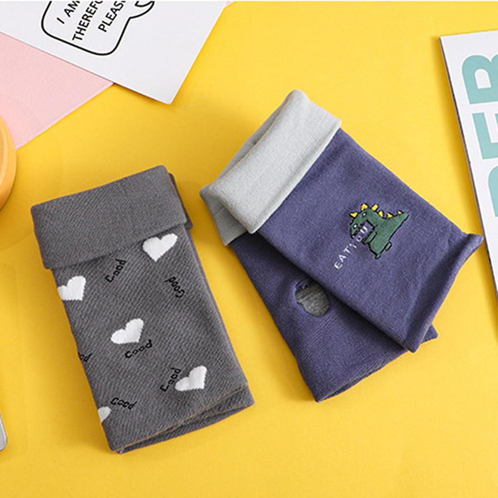 Rękawiczki bez palców kreskówka dinozaur kwiat z designem serca rękawiczki z dzianiny kobiety ciepłe zimowe różany palec ręka rękawice z jednym palcem