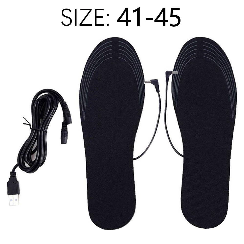 Unisex Winter Wärmer Fuß USB Lade Elektrische Beheizte Einlegesohlen Für Schuhe Heizung Einlegesohle Stiefel Cuttable Wiederaufladbare Heizung Pads