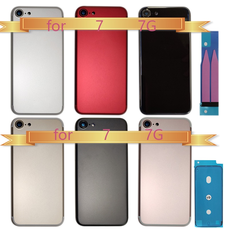Rear Housing Case For iPhone 7 Battery Cover Middle Frame Replacement Back Housing For iphone 7g Repair Assembly
