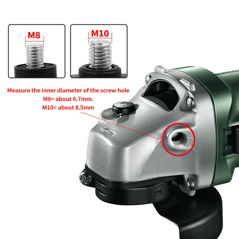 JINRUI Angle grinder handle grinder angle grinder front handle accessories M8 M10 threaded auxiliary side handle