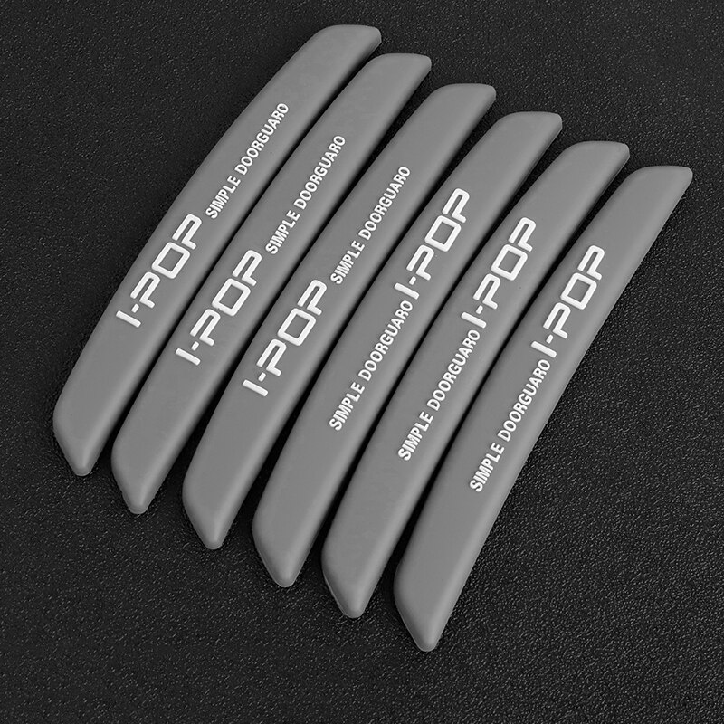 Protector de puerta de coche, 6 uds., para Borde de esquina, Protector de protección de moldura embellecedora, Protector de rayas, barra de Tope de puerta de coche: 3