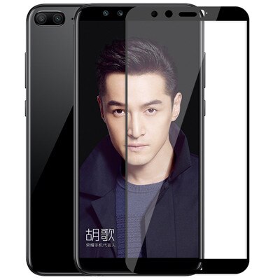 Full Honor 9 lite Protective Glass for Honor 9 lite 9lite 3D Tempered Glass 9H Screen Protector On Honor 9 light Safety Glass: Black / For Honor 9