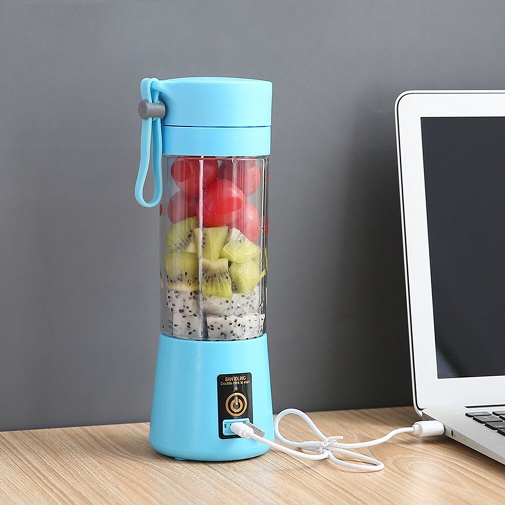Blender Mixer Juicer Blender Sap Maker 2 Blades Draagbare Blend Usb Oplaadbare Mini Sap Machine Smoothie Maker
