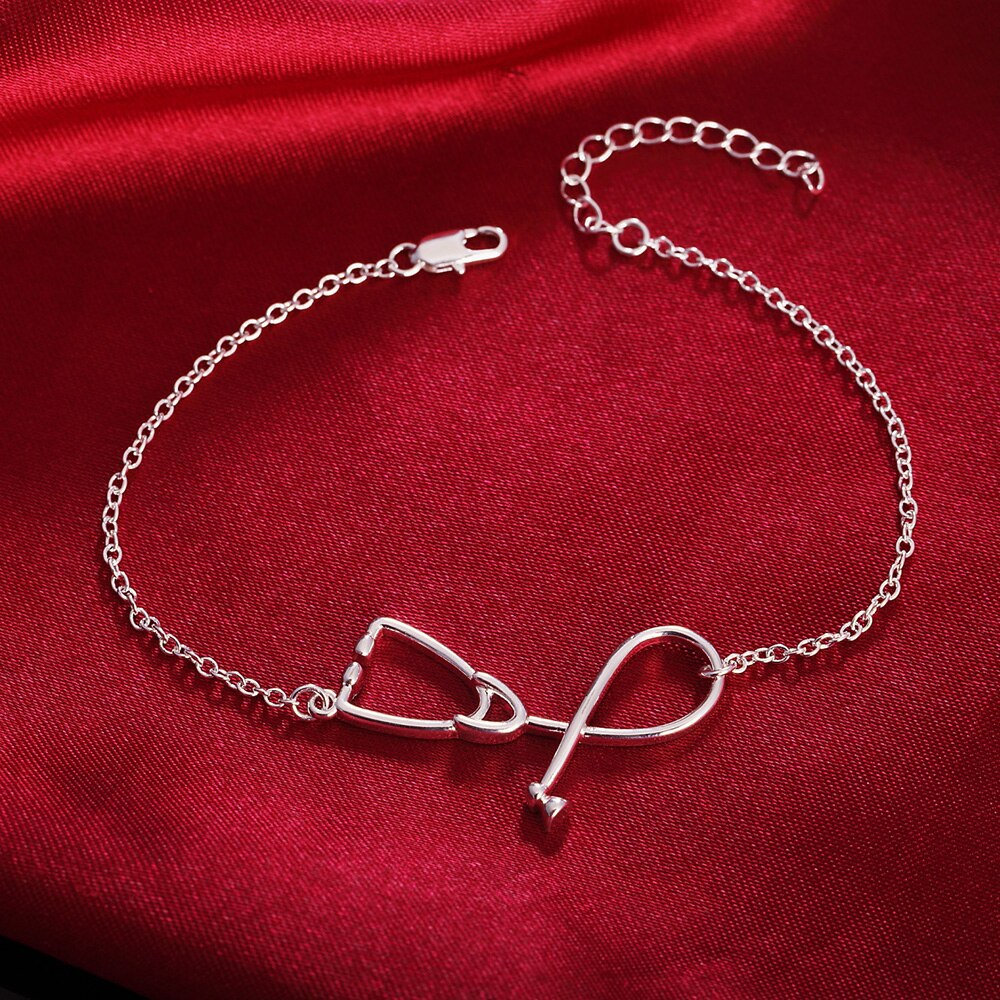 Exquisite 925 Sterling Silver Bracelet Ing Style Silver Bracelet For Woman 2 orders