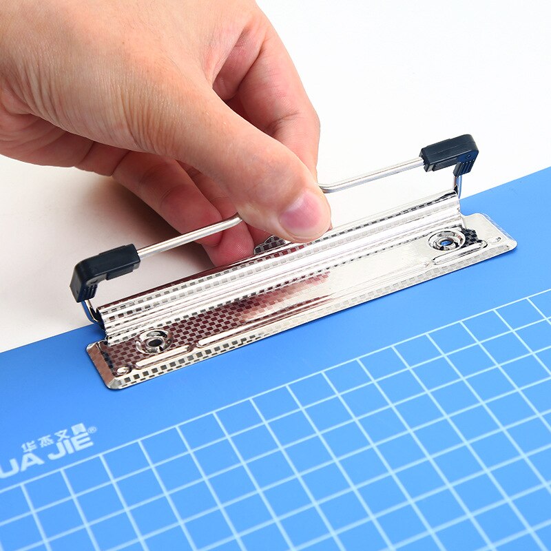A4 Size Plastic Mat Board Bill Clip Writing Splint Hanging Folder Student Painting Pad School Office Supply Business Stationery