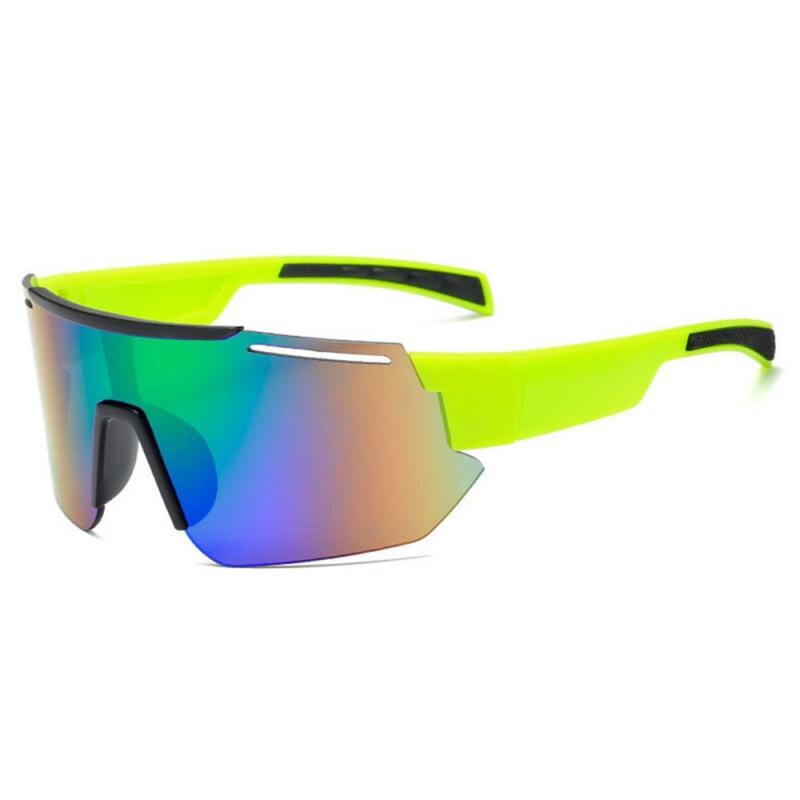Oversized Glasses Face Shield Polarized Mirror Lens Mens Fishing Cycling Baseball Sport Wrap Sunglasses US sunglasses: 04