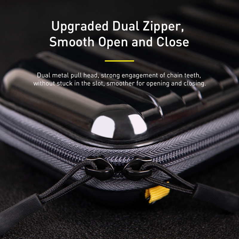 Baseus Stoßfest Lagerung Tasche USB Kabel Karte Ladegerät Handy Kopfhörer Tasche PC Wasserdichte Organizer Tasche Reise Zubehör