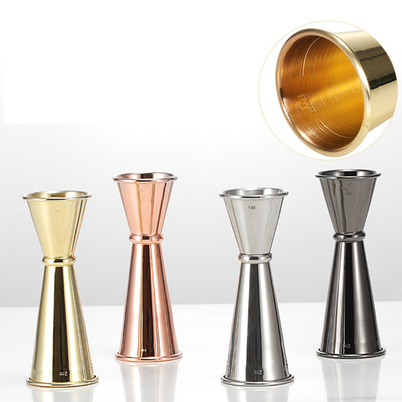 Cocktail Scale Cup Ounce Cup Bar Accessories Stainless Steel Kitchen Double Head Measuring Cup Bartending Measure Jigger for Bar
