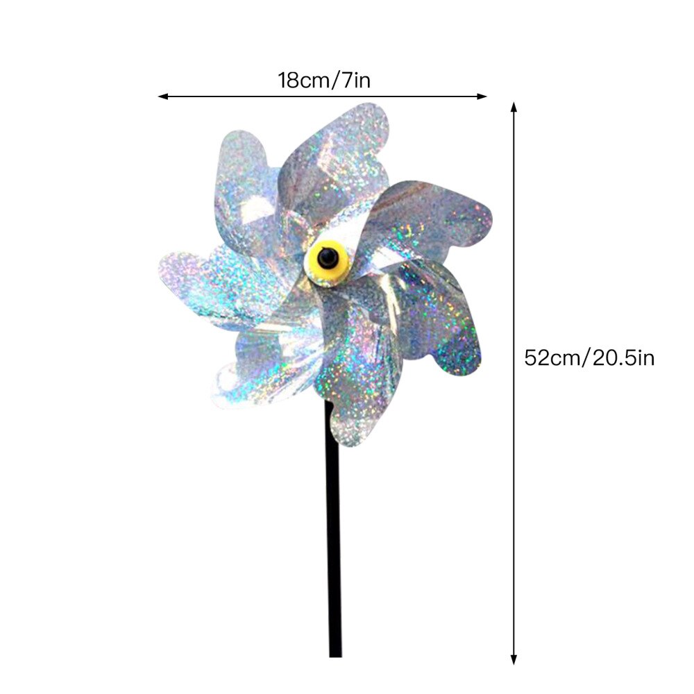 Molino De Viento Giratorio De Búho Colorido Para P... - Grandado