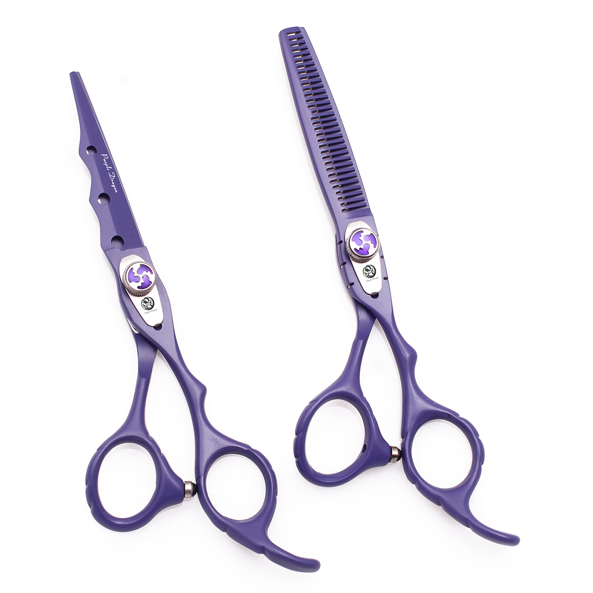 Barbersaks 6 " rustfri frisørsaks klippesaks udtyndingssaks hårsaks stylingværktøj  z1019": Grøn