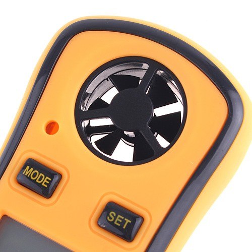 Digital Anemometer Mini Digital Anemometer with High Precision Pressure Sensor LED Wind Speed Measuring Instruments