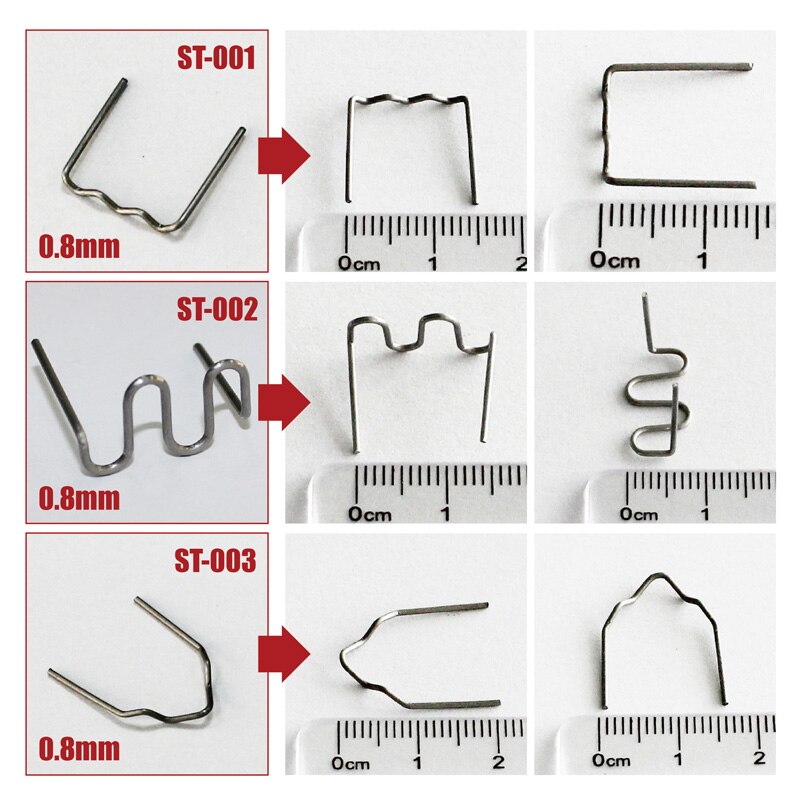 1500pcs Staples Kit for Auto Car Bumper Repair