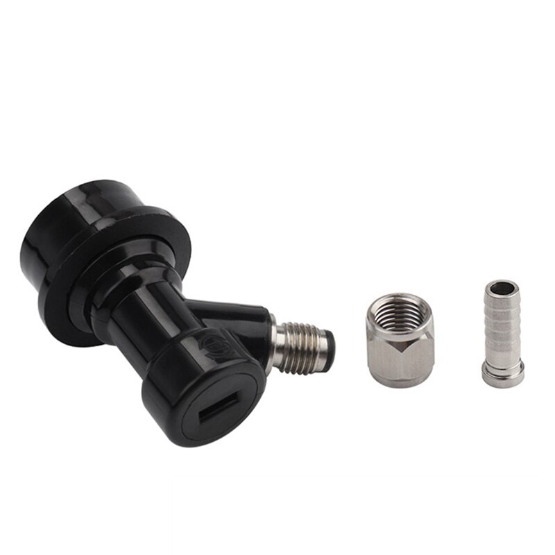 Ball Lock Vaatje Disconnect Set Bal Lock Mfl 1/4 Draad Bal Lock Vaatje Fittings Met Slangklemmen Rvs 5/16Inch Swivel Nu