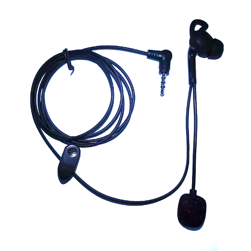 1 stks HIFI Scheidsrechter In-Ear Oortelefoon voor EJEAS FBIM V4C V4 Plus V6C V6 pro Goref Scheidsrechter Intercom Headset Veerkrachtig/Recht