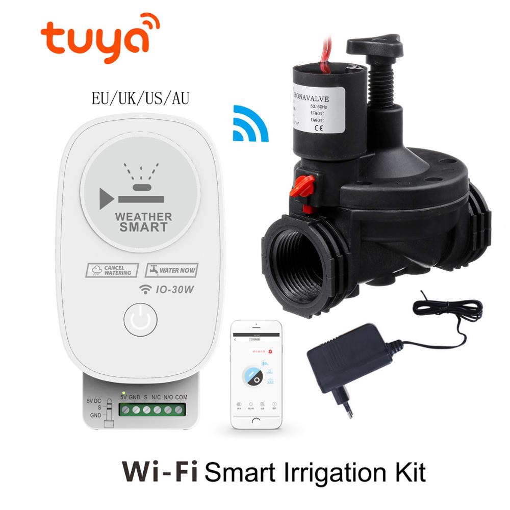 Tuya wifi vandingssystem anlæg automatisk timer hjem haven vanding timer smart controller magnetventil vandingscomputer