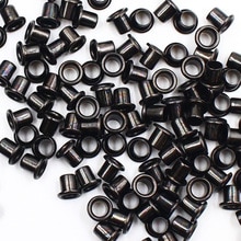 100 kpl leikekirja metallisilmukat musta tee itse scrapbooking koristeet vaate tarvikkeet vaatteet ompelu käsityöt 5mm