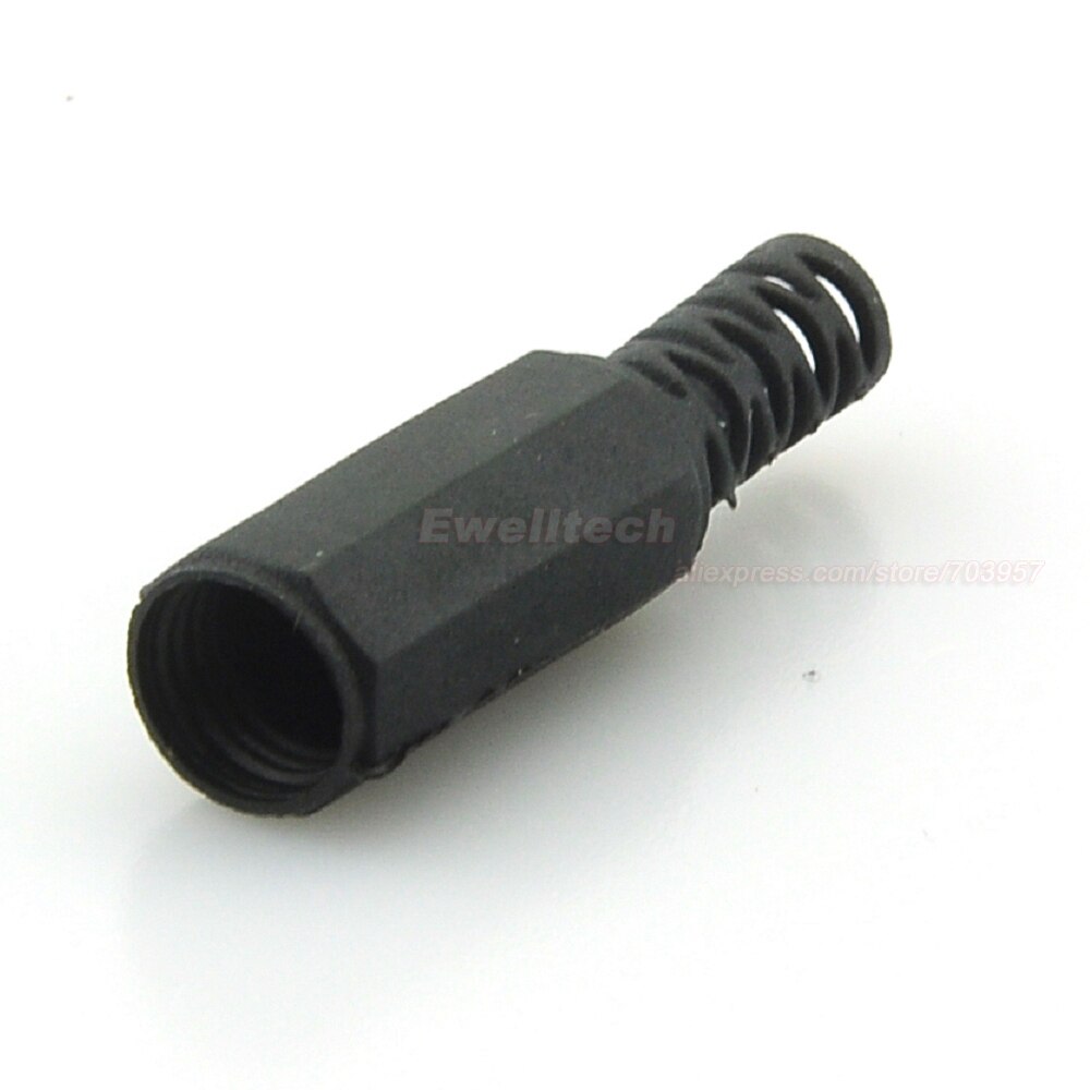 Dc Power Female Plug 5.5X2.1 Mm Dc Power Kabel Verbinding Socket Zwart Coupler