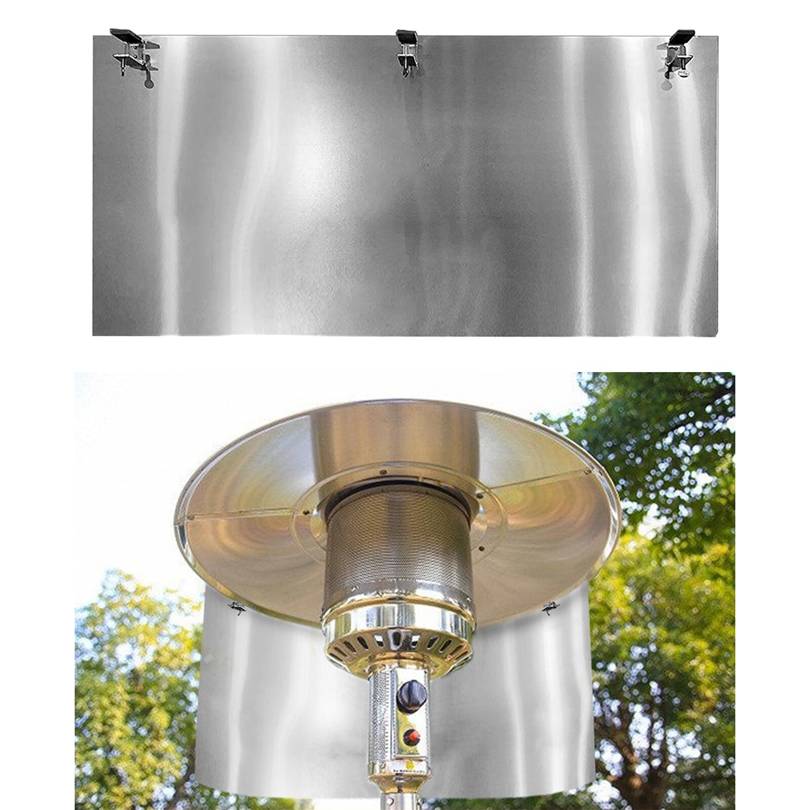 Outdoor Patio Heater for Patio Propane and Natural Gas Courtyard Heater